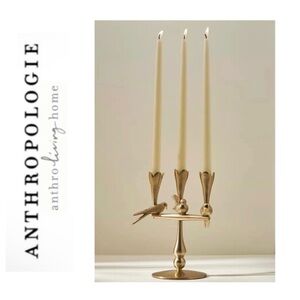 Anthropologie Marizia Sparrow 3 Taper Candelabra Brand New